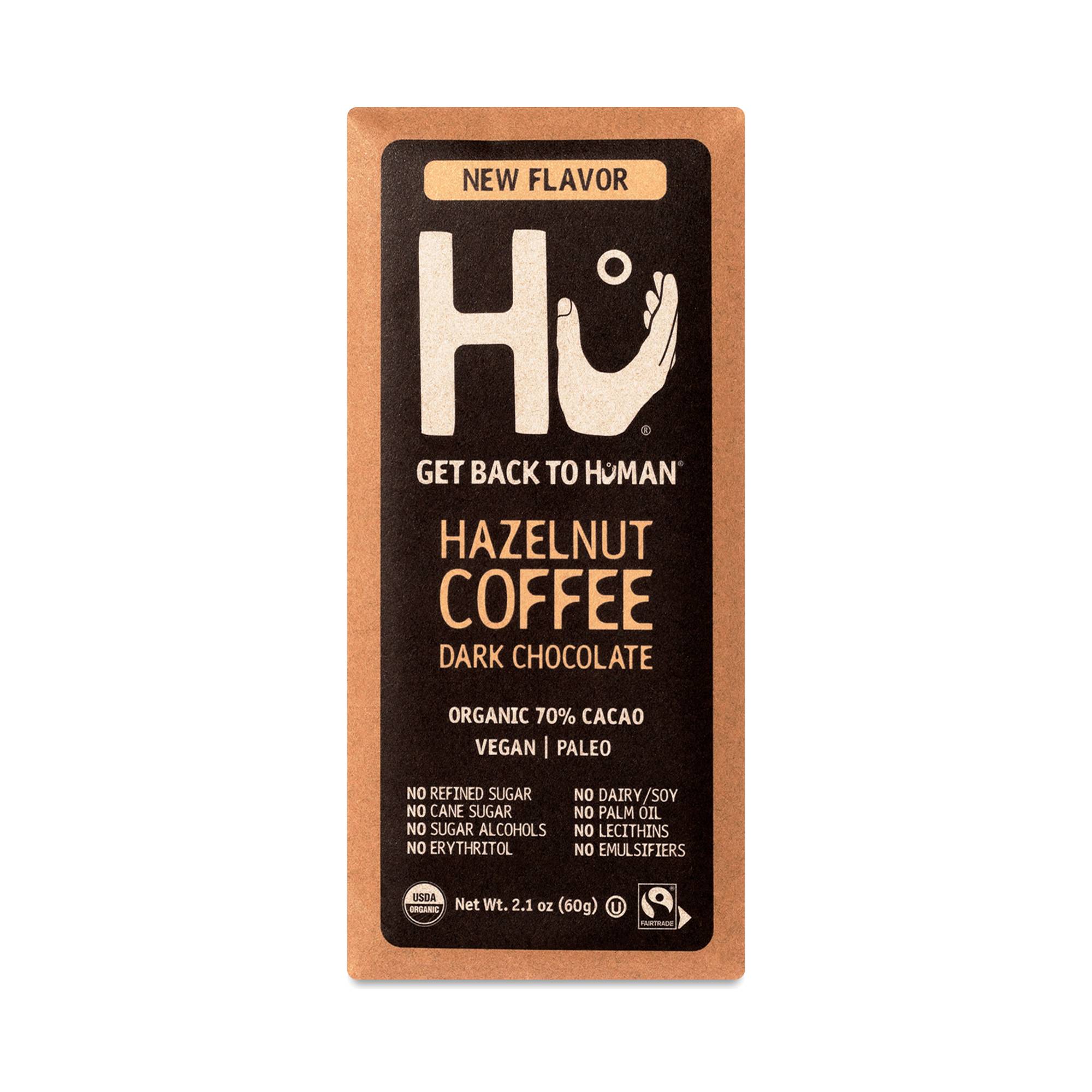 Dark Chocolate Bar, Hazelnut Coffee