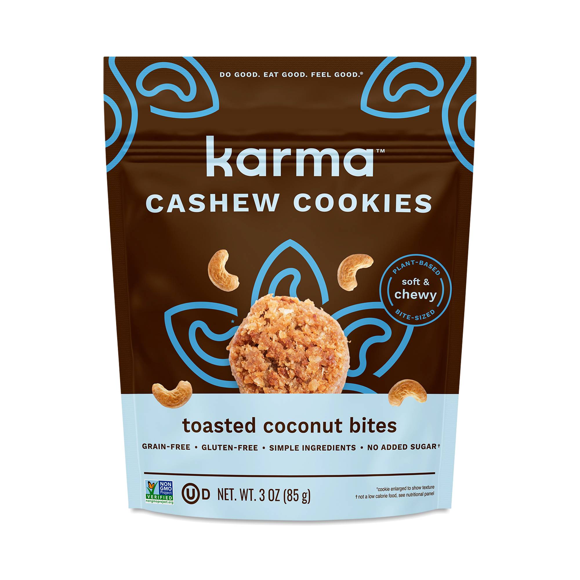Cashew Cookies, Toasted Coconut