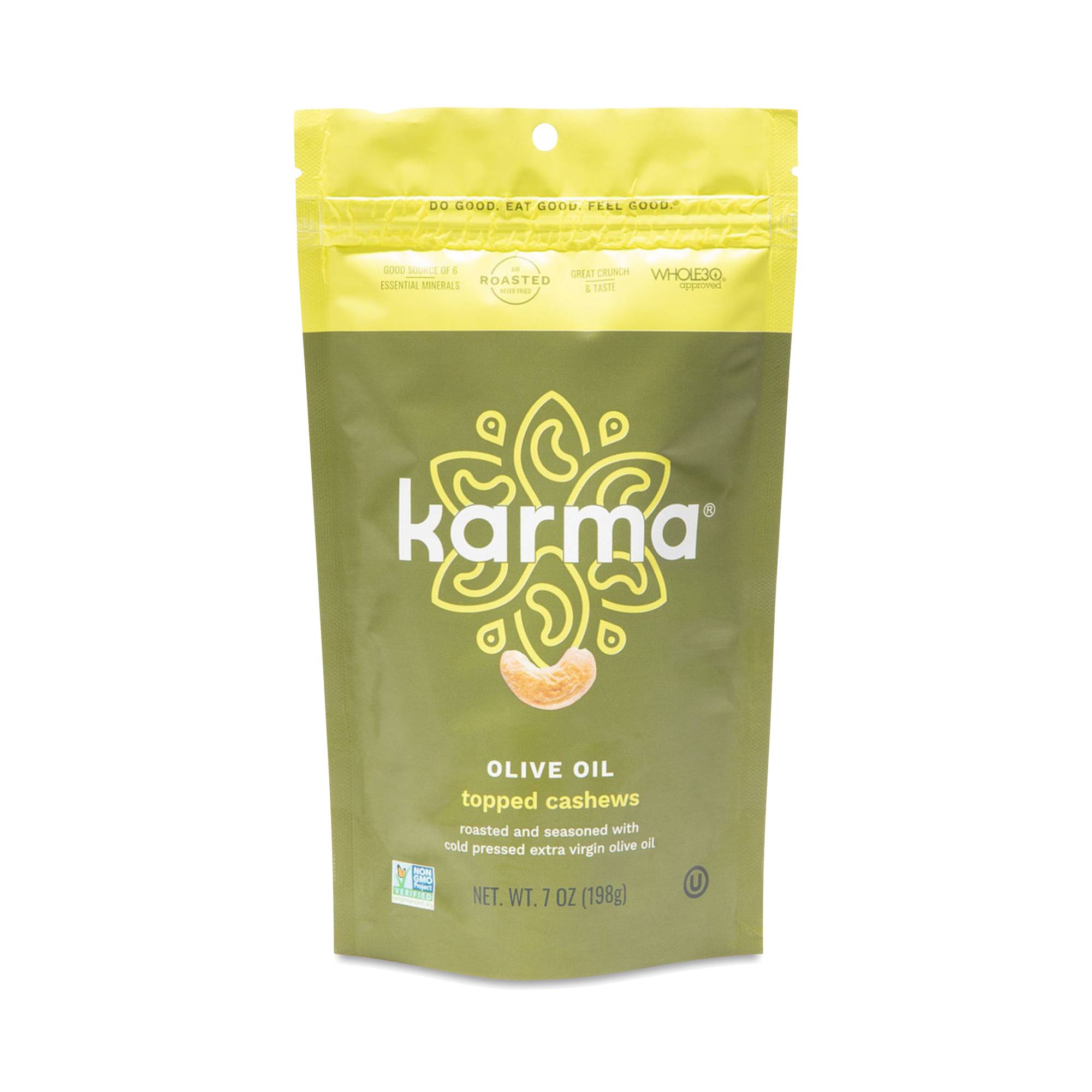 Topped Cashews, Olive Oil