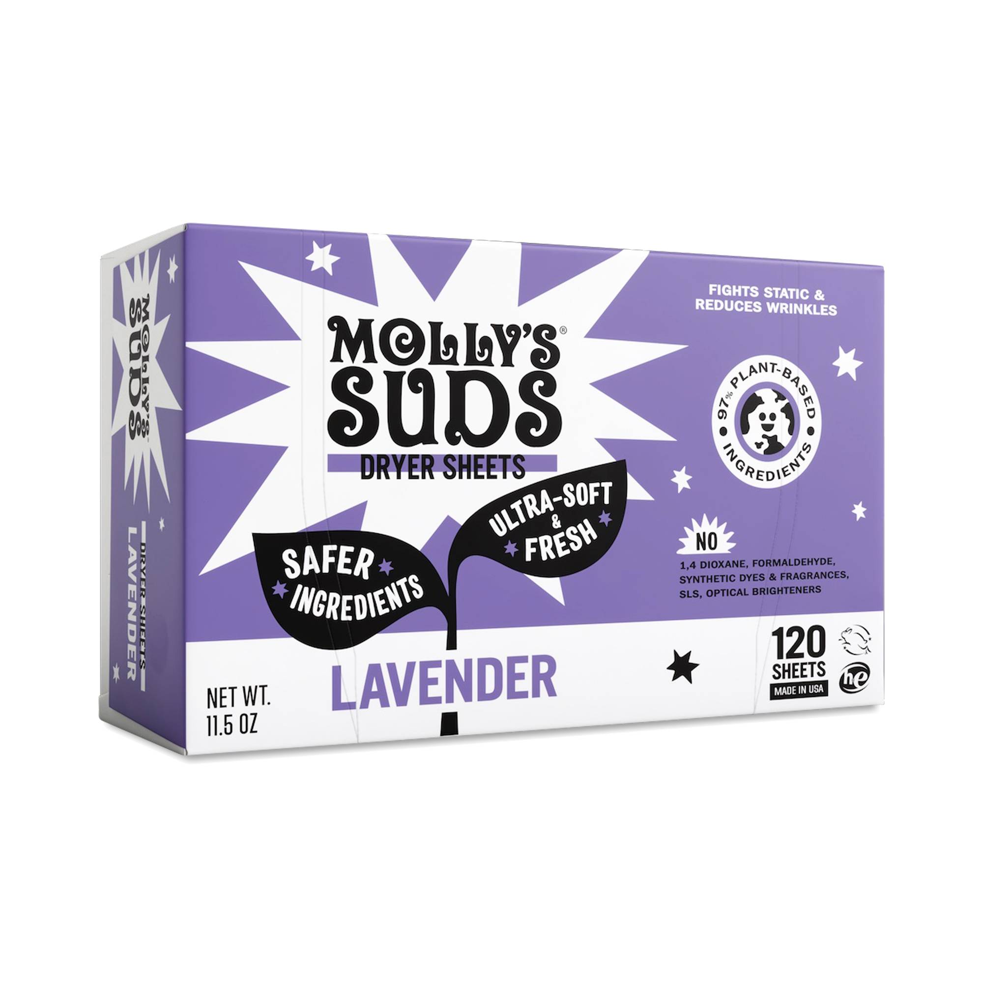 Fabric Softener Dryer Sheets, Lavender