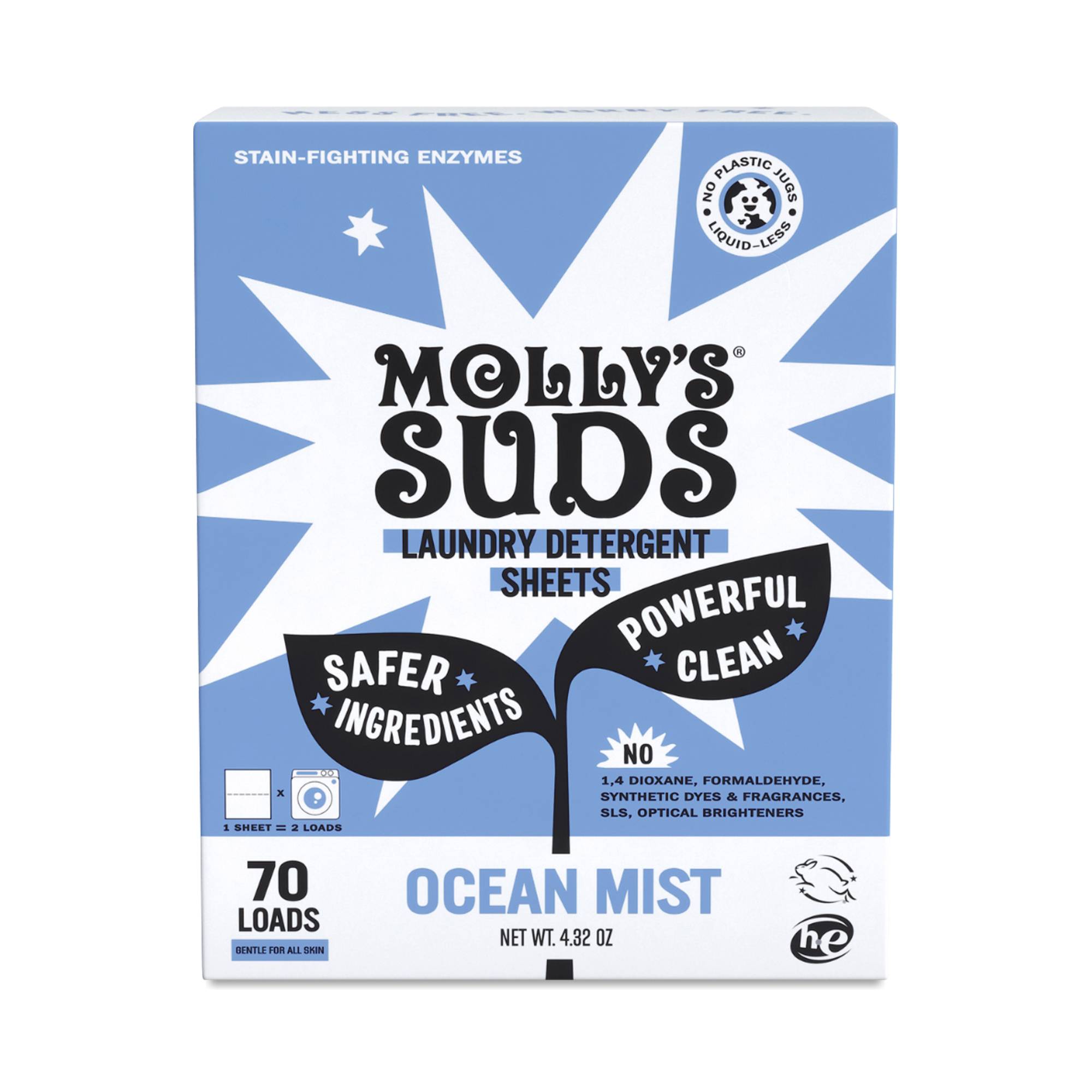 Laundry Detergent Sheets, Ocean Mist