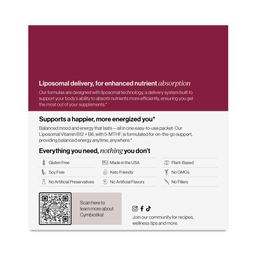 Liposomal Vitamin B12 + B6, Berry