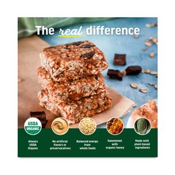 Organic Protein Mini Bars, Peanut Butter Dark Chocolate