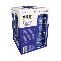 Sparkling Functional Energy Drink, Blackberry Lemonade, Multipack