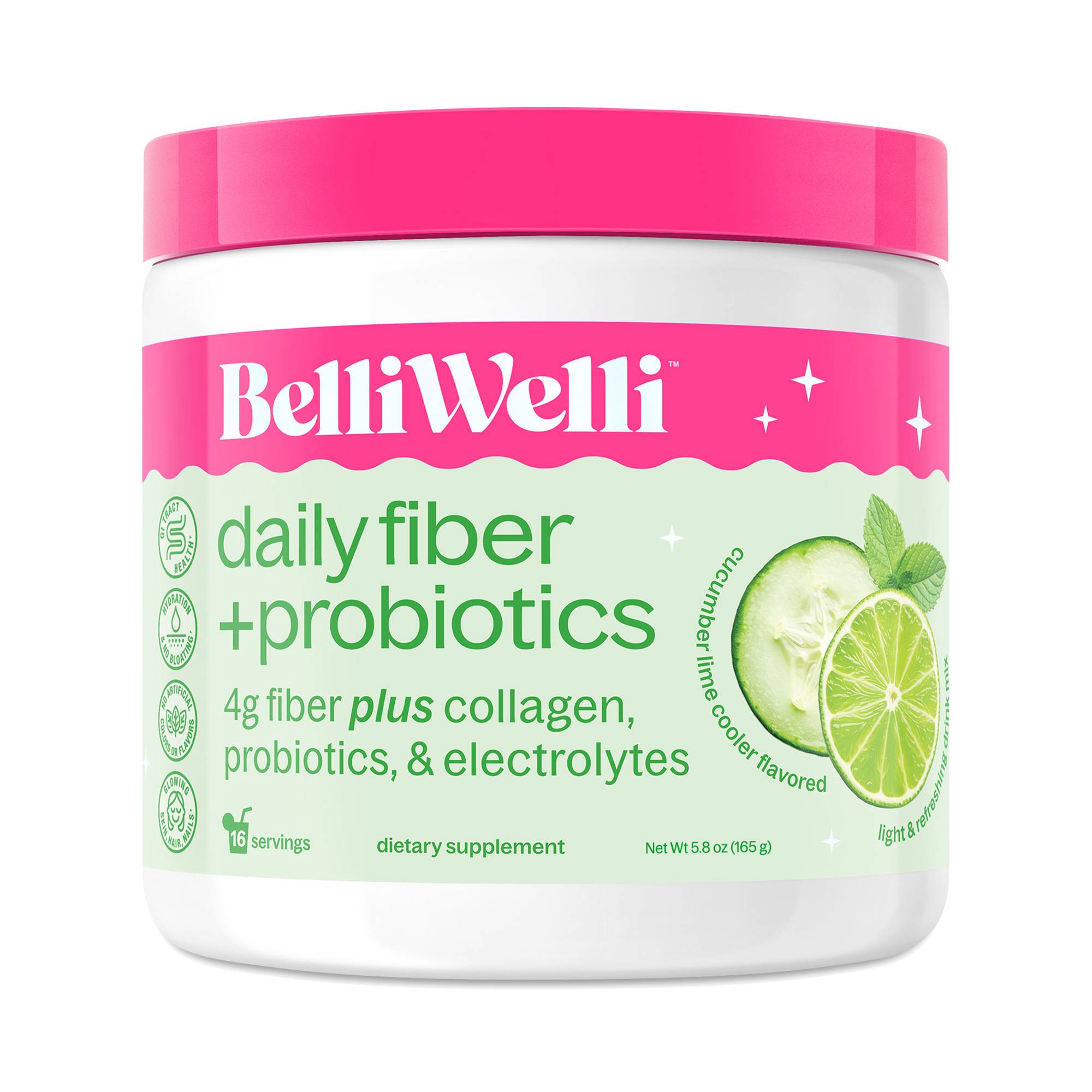 Daily Fiber + Probiotic, Cucumber Lime Cooler