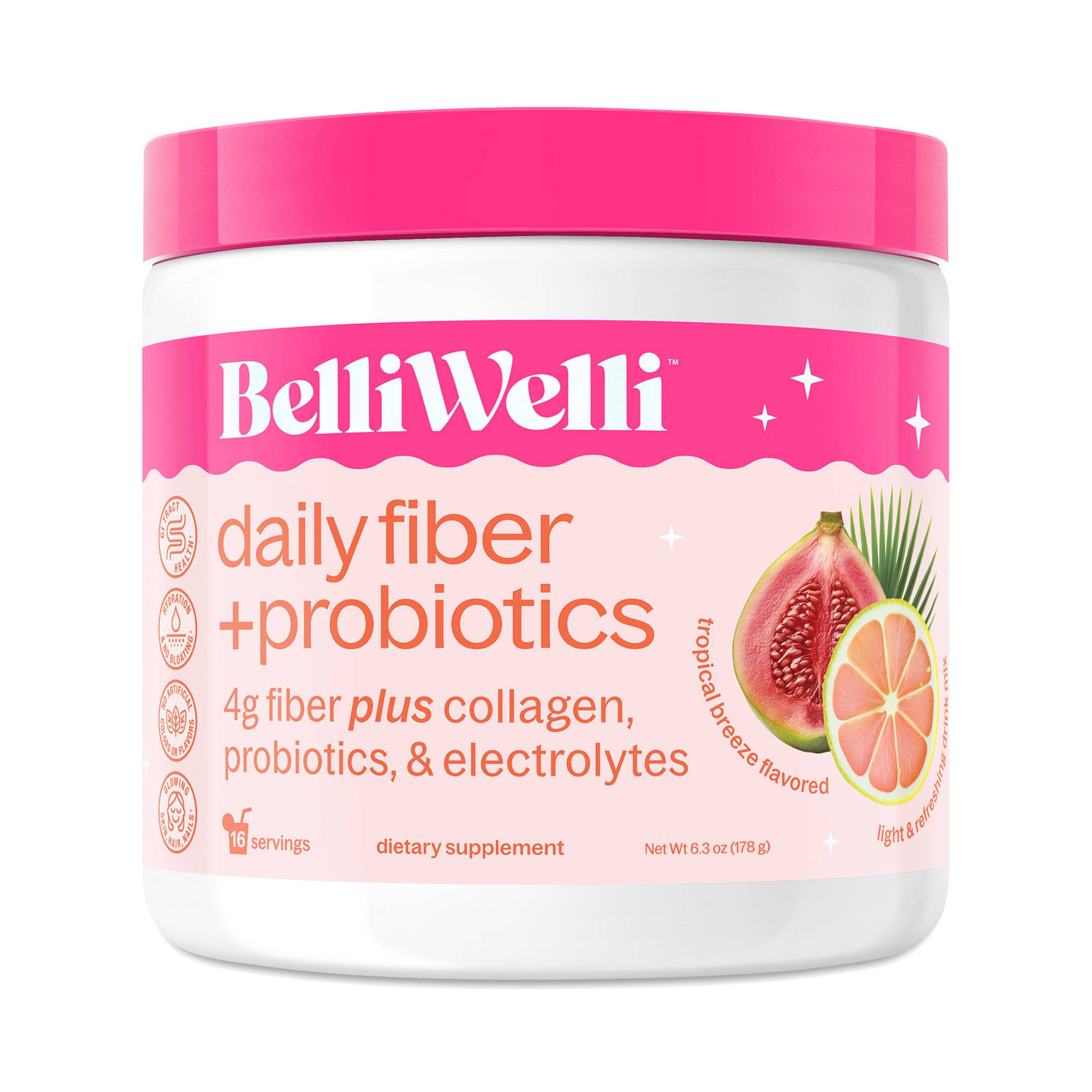 Daily Fiber + Probiotic, Tropical Breeze