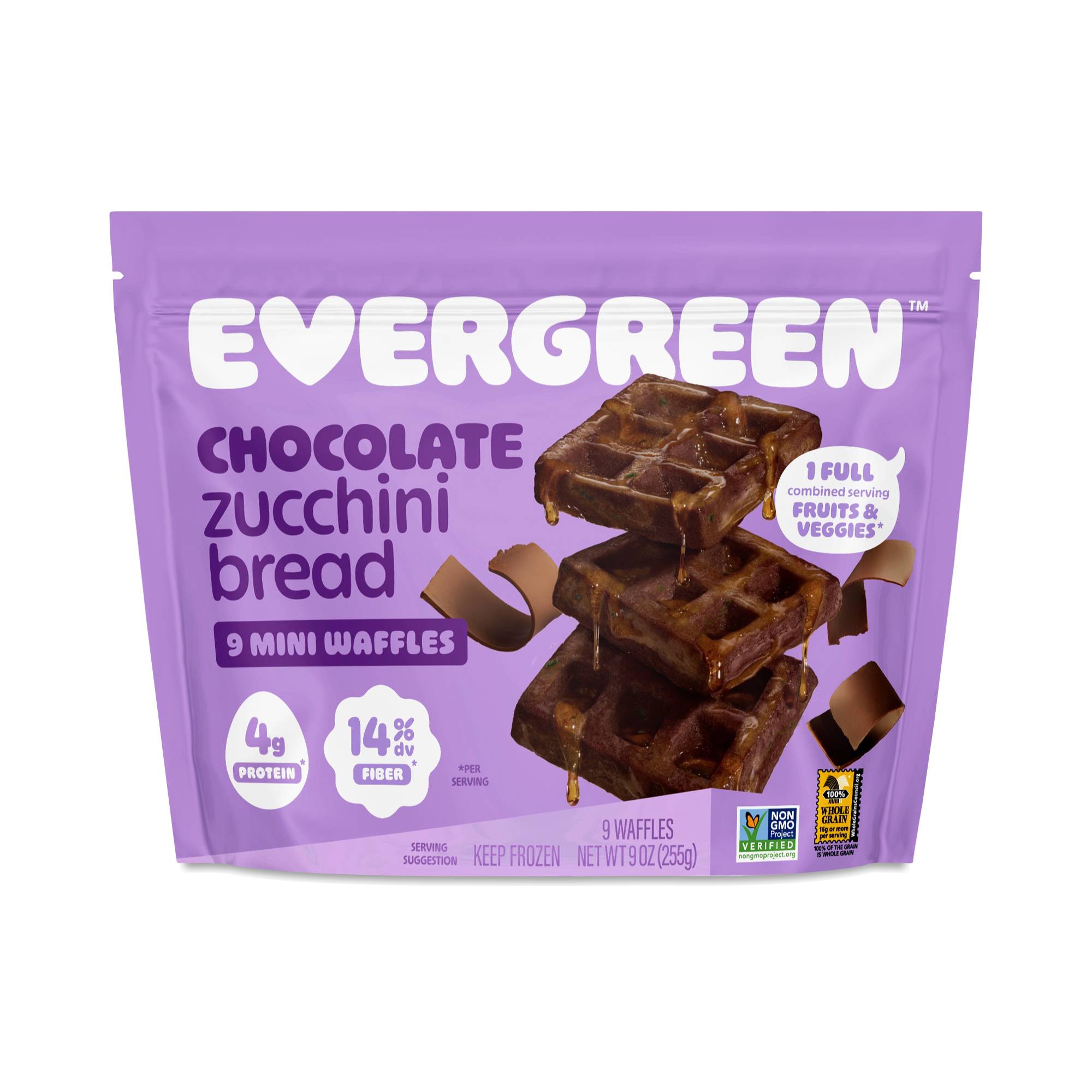 Mini Waffles, Chocolate Zucchini Bread