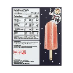 Mini Freeze Dried Pops, Strawberry & Cream