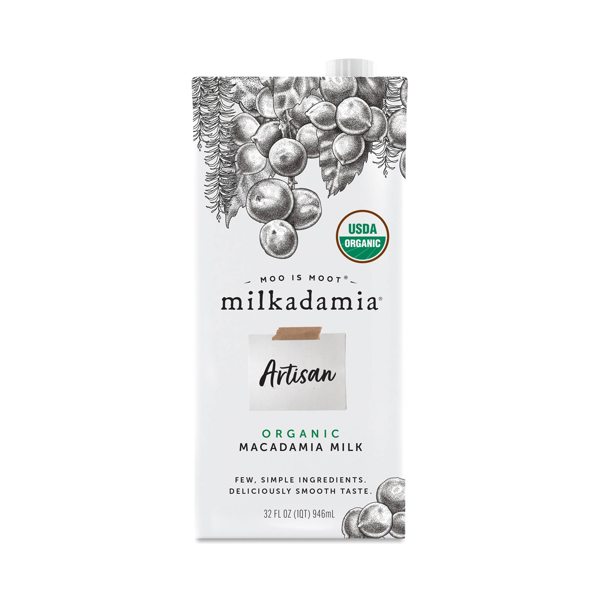 Organic Artisan Macadamia Milk