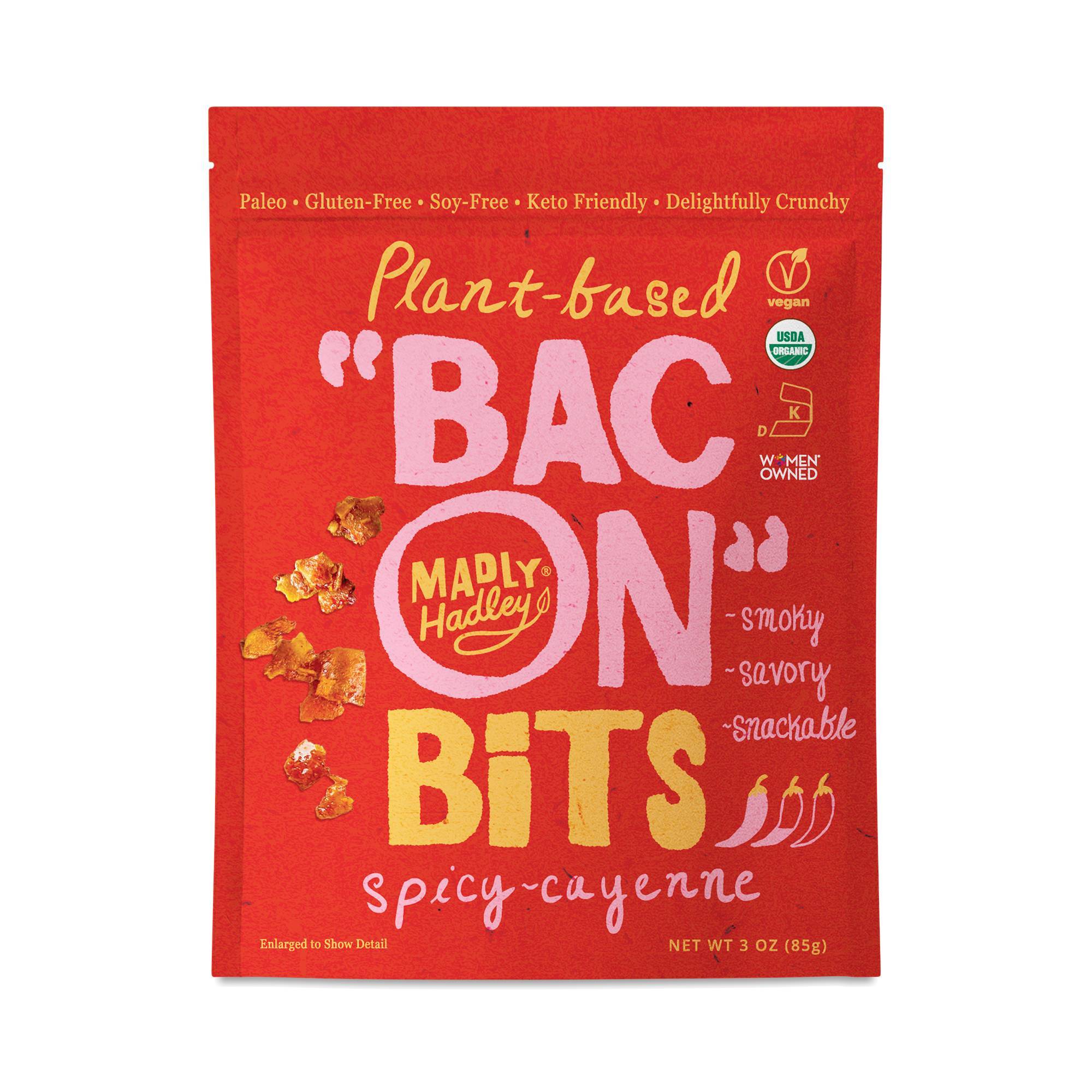 Plant-Based Bacon Bits, Spicy Cayenne