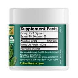 Organic Pure Moringa Capsules