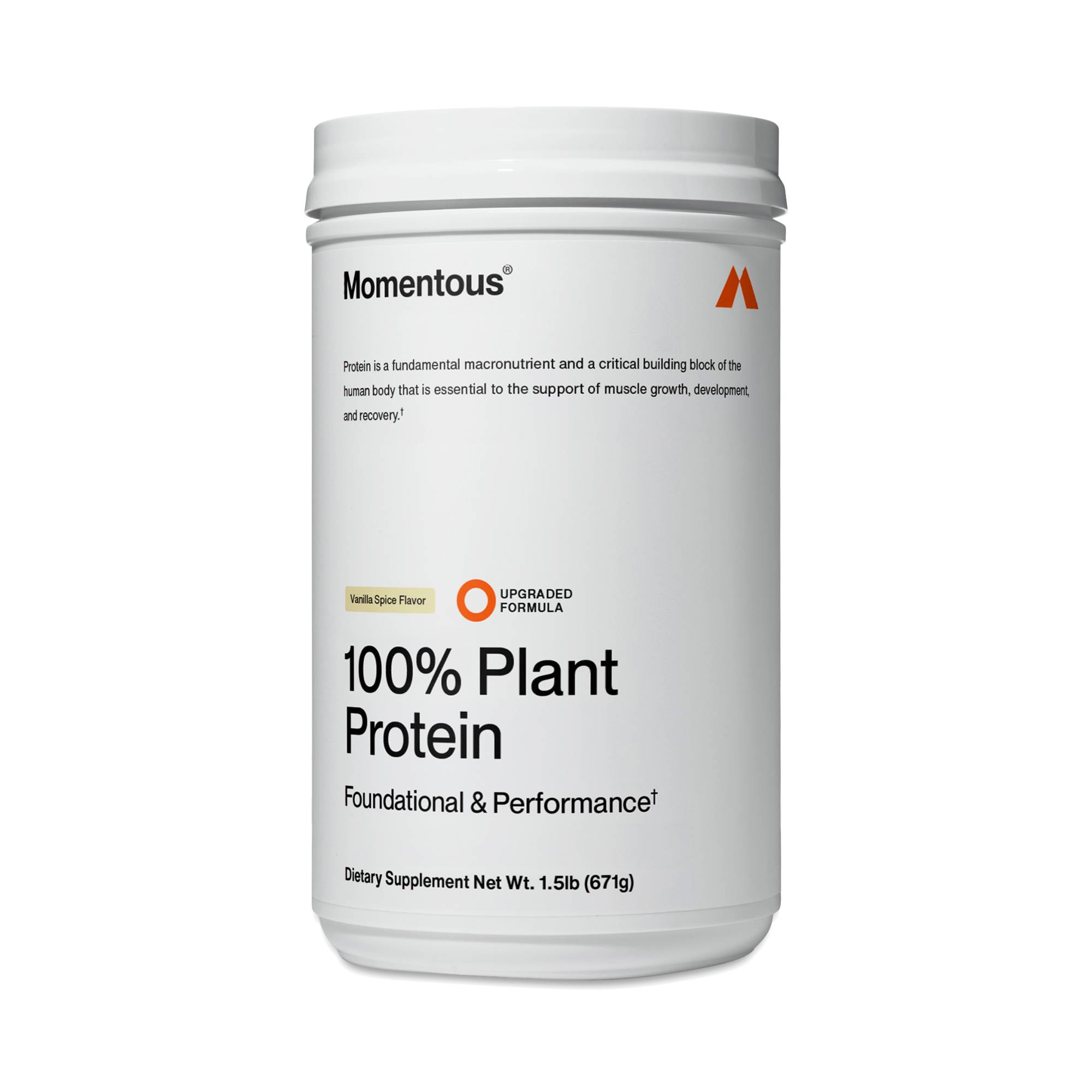 100% Plant Protein, Vanilla Spice