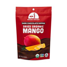 Organic Dried Mango, Dark Chocolate Dipped