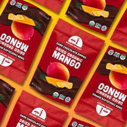 Organic Dried Mango, Dark Chocolate Dipped
