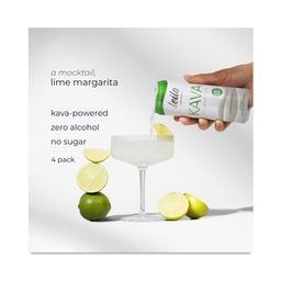 Zero Sugar Kava Tonic, Lime Margarita