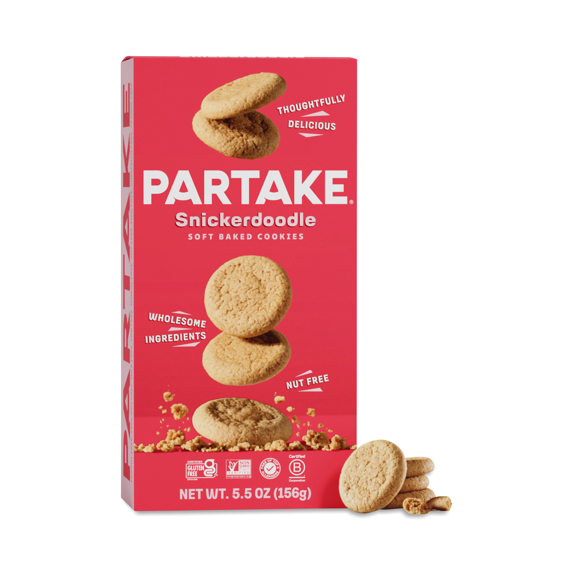 Partake Foods Soft Baked Cookies, Snickerdoodle | Thrive Market