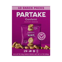 Mini Crunchy Cookies, Confetti, Snack Packs