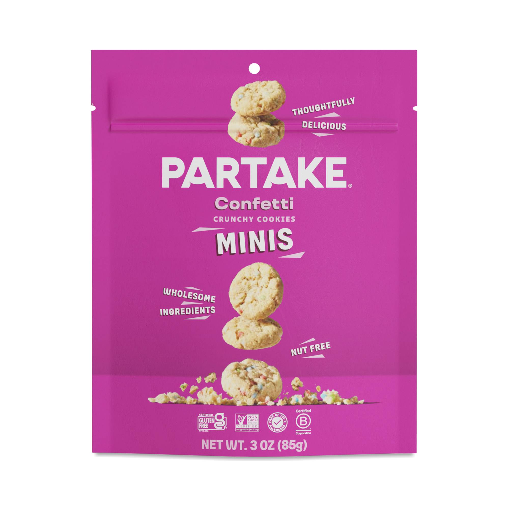 Mini Crunchy Cookies, Confetti