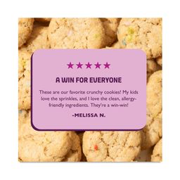 Mini Crunchy Cookies, Confetti