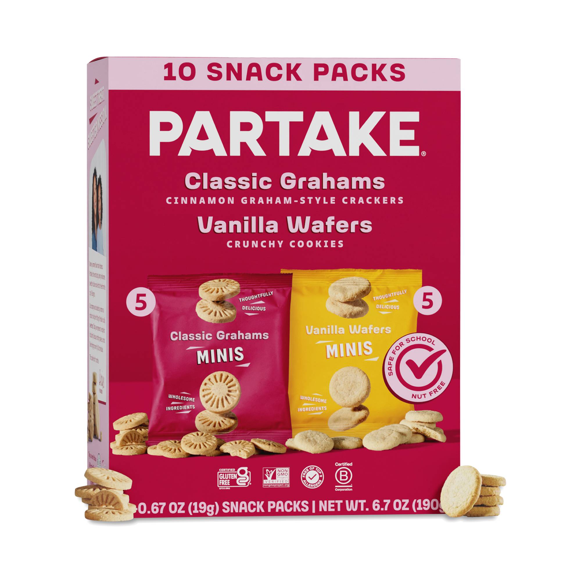 Mini Vanilla Wafers & Mini Classic Grahams, Variety Snack Pack