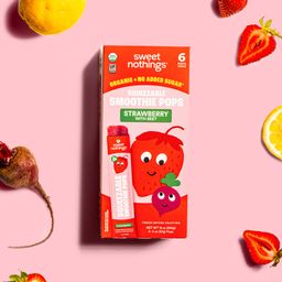 Kids Squeezable Smoothie Pops, Strawberry Beet