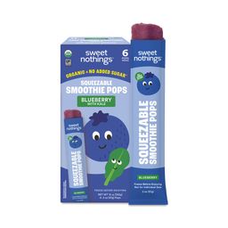 Kids Squeezable Smoothie Pops, Blueberry Kale