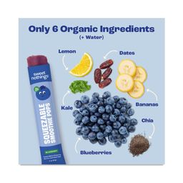 Kids Squeezable Smoothie Pops, Blueberry Kale
