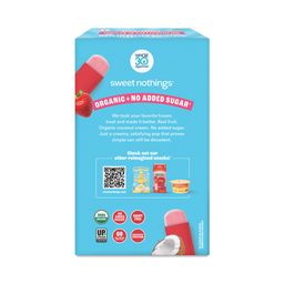 Dairy-Free Fruit Pops, Strawberries & Cream