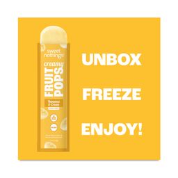 Dairy-Free Fruit Pops, Bananas & Cream