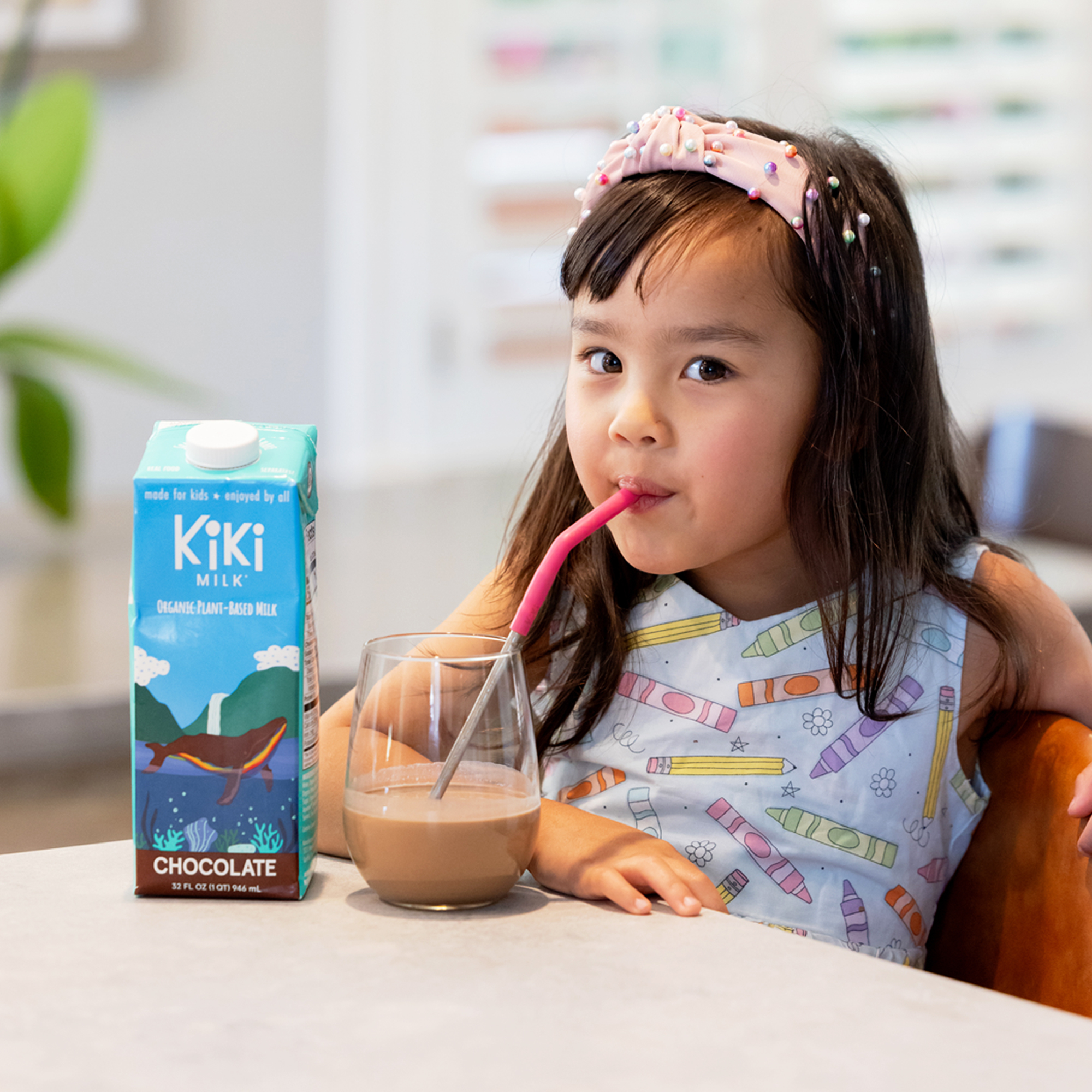 Kiki Milk Organic Plant-based Milk, Chocolate, Family Size