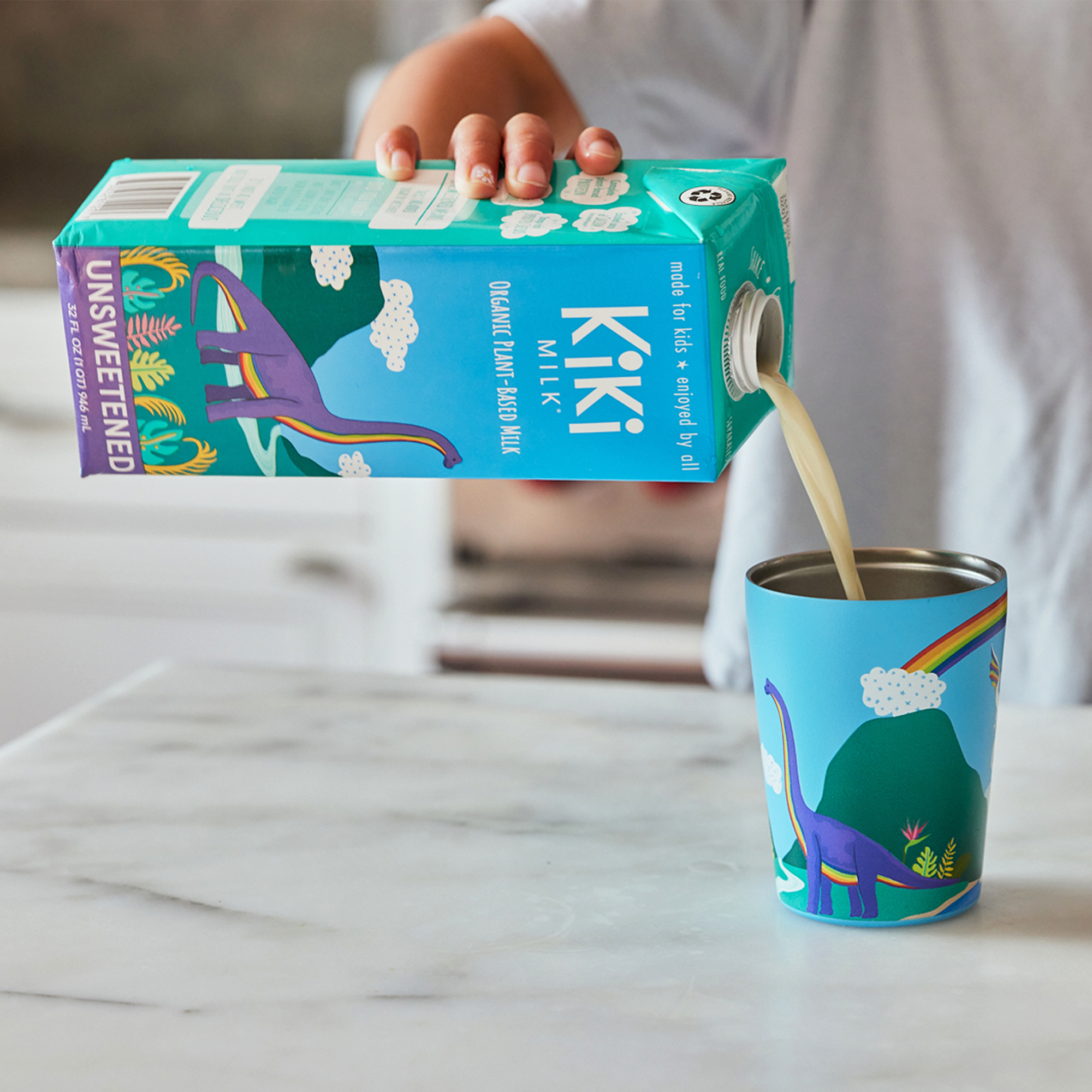 Kiki Milk Organic Plant-based Milk, Unsweetened, Family Size
