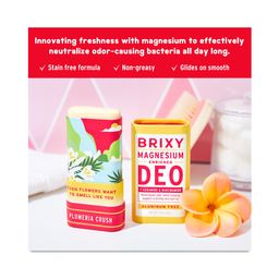 Magnesium Enriched Deodorant, Plumeria Crush