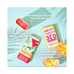 Magnesium Enriched Deodorant, Plumeria Crush