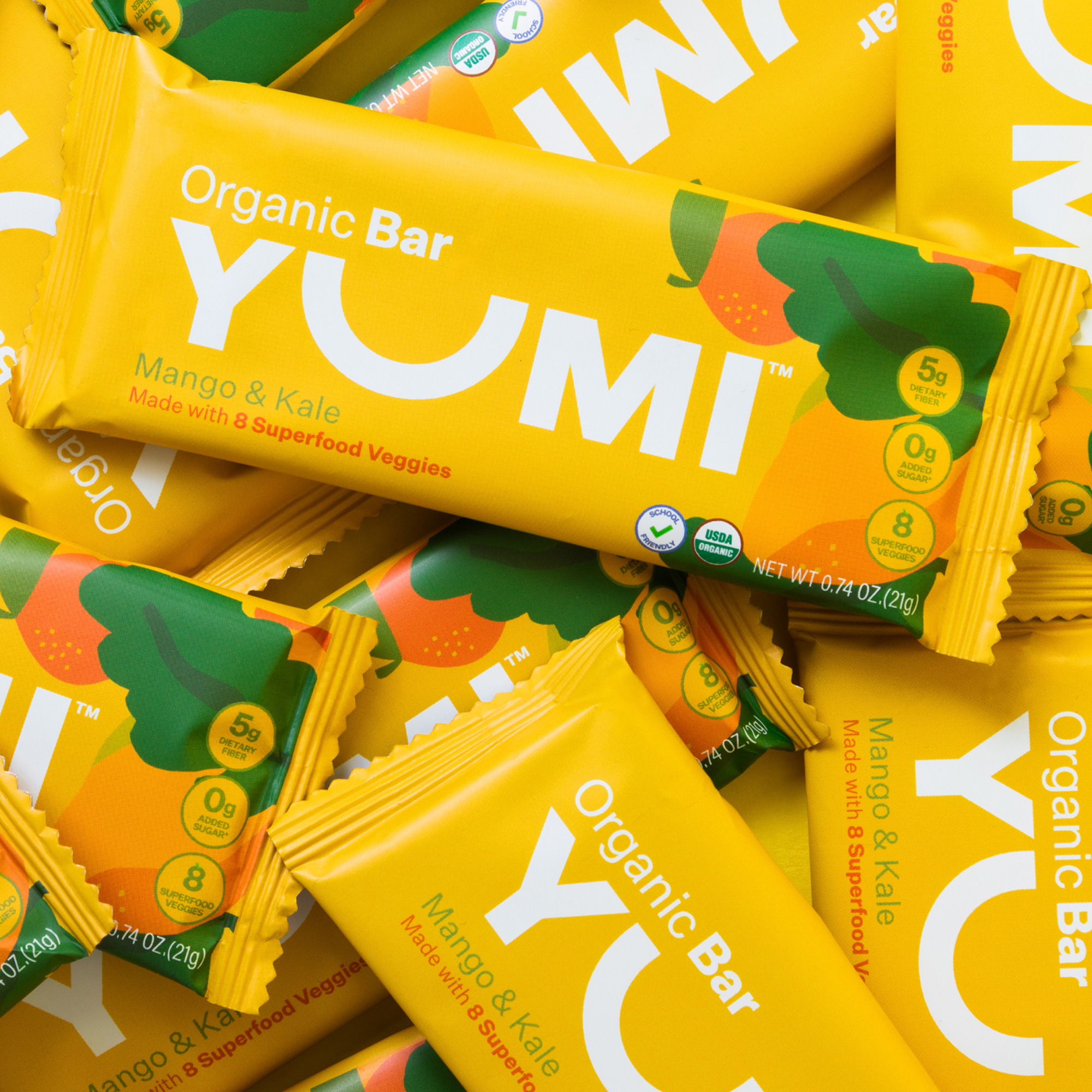 YUMI Organic Superfood Toddler Bars, Mango & Kale | Thrive Market