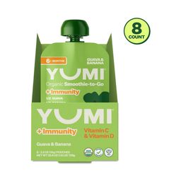 Organic Smoothie-to-Go +Immunity, Guava & Banana