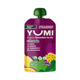 Organic Smoothie-to-Go +Protein, Apple, Banana & Passionfruit