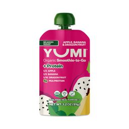 Organic Smoothie-to-Go +Protein, Apple, Banana & Dragonfruit