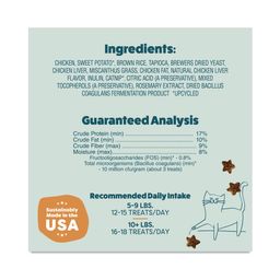 Catnip N Chill Crunchy Cat Treats, Chicken Liver