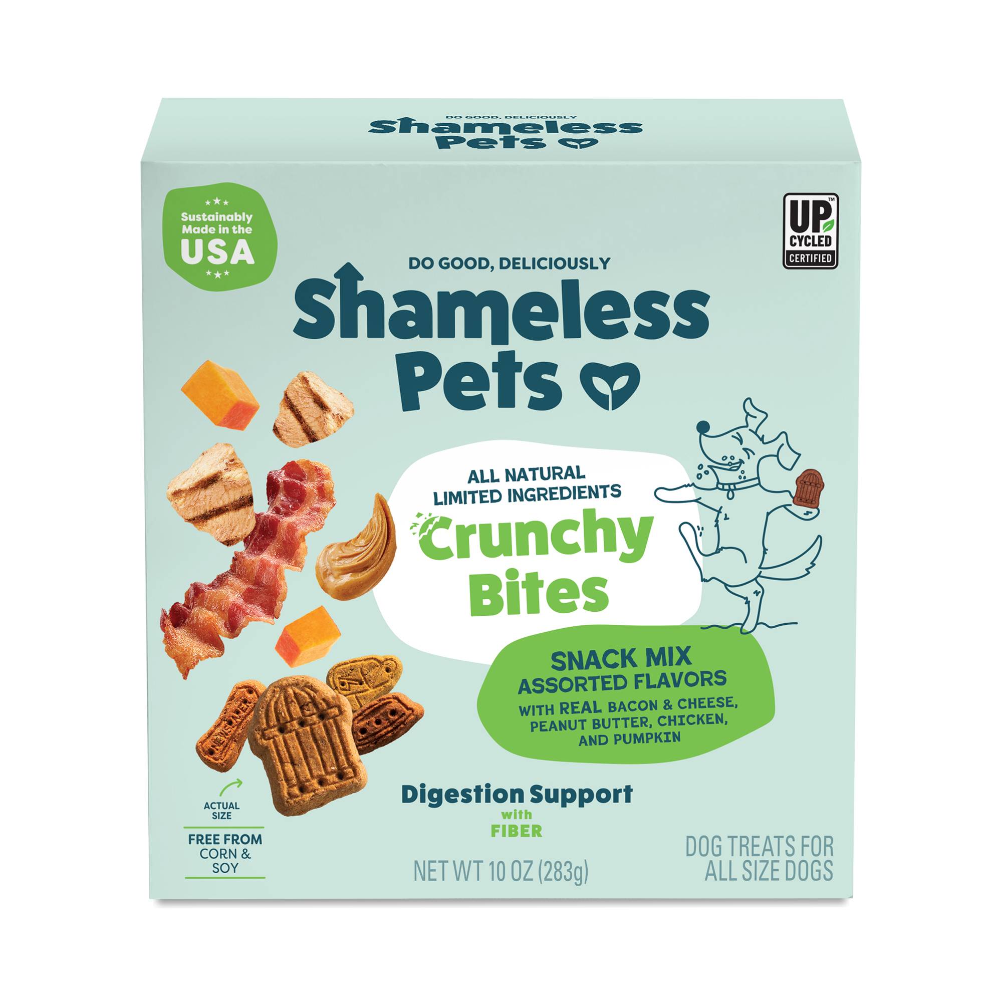 Crunchy Bites Dog Treats, Snack Mix