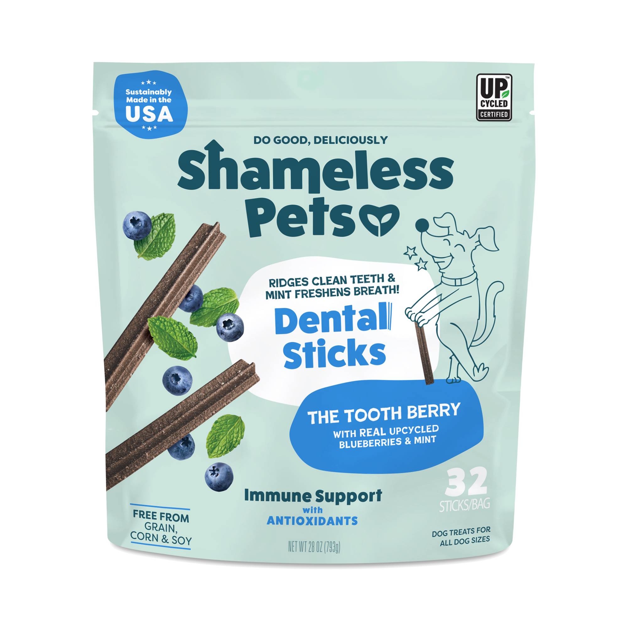 Dental Sticks Dog Treats, The Tooth Berry, Value Size