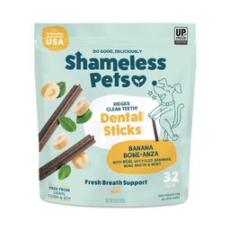 Dental Sticks Dog Treats, Banana Bone-anza, Value Size