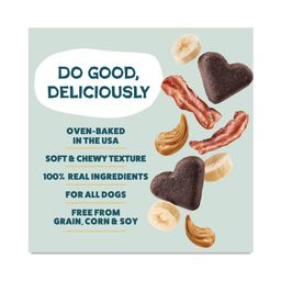 Soft-Baked Biscuit Dog Treats, Bananas for Bacon, Value Size