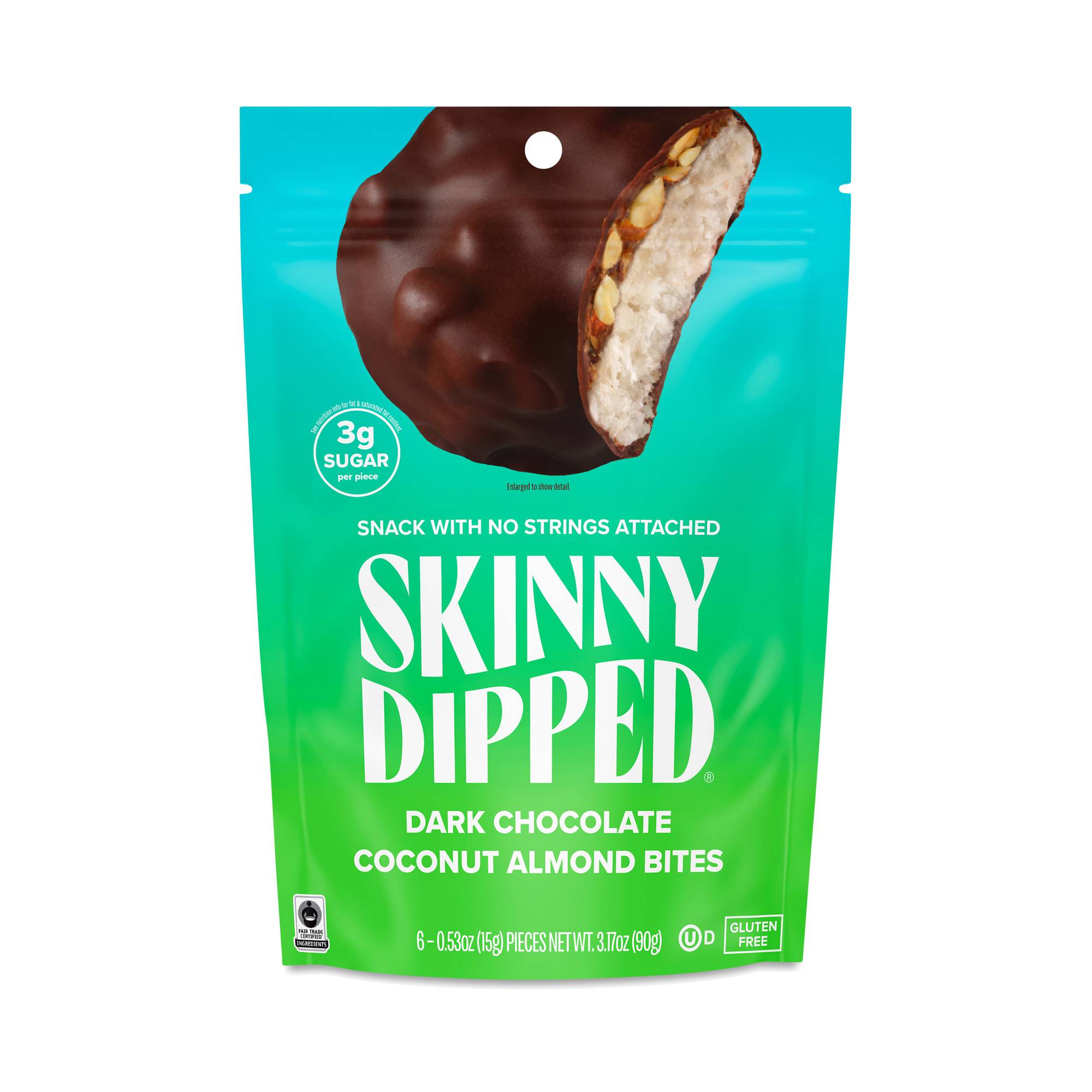 Almond Bites, Dark Chocolate Coconut