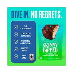 Almond Bites, Dark Chocolate Coconut