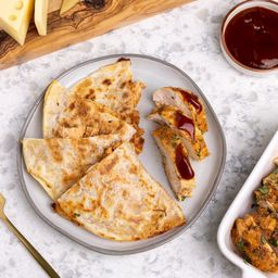 BBQ Pulled Chicken Quesadillas