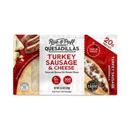 Turkey Breakfast Sausage Quesadillas