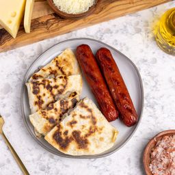 Turkey Breakfast Sausage Quesadillas