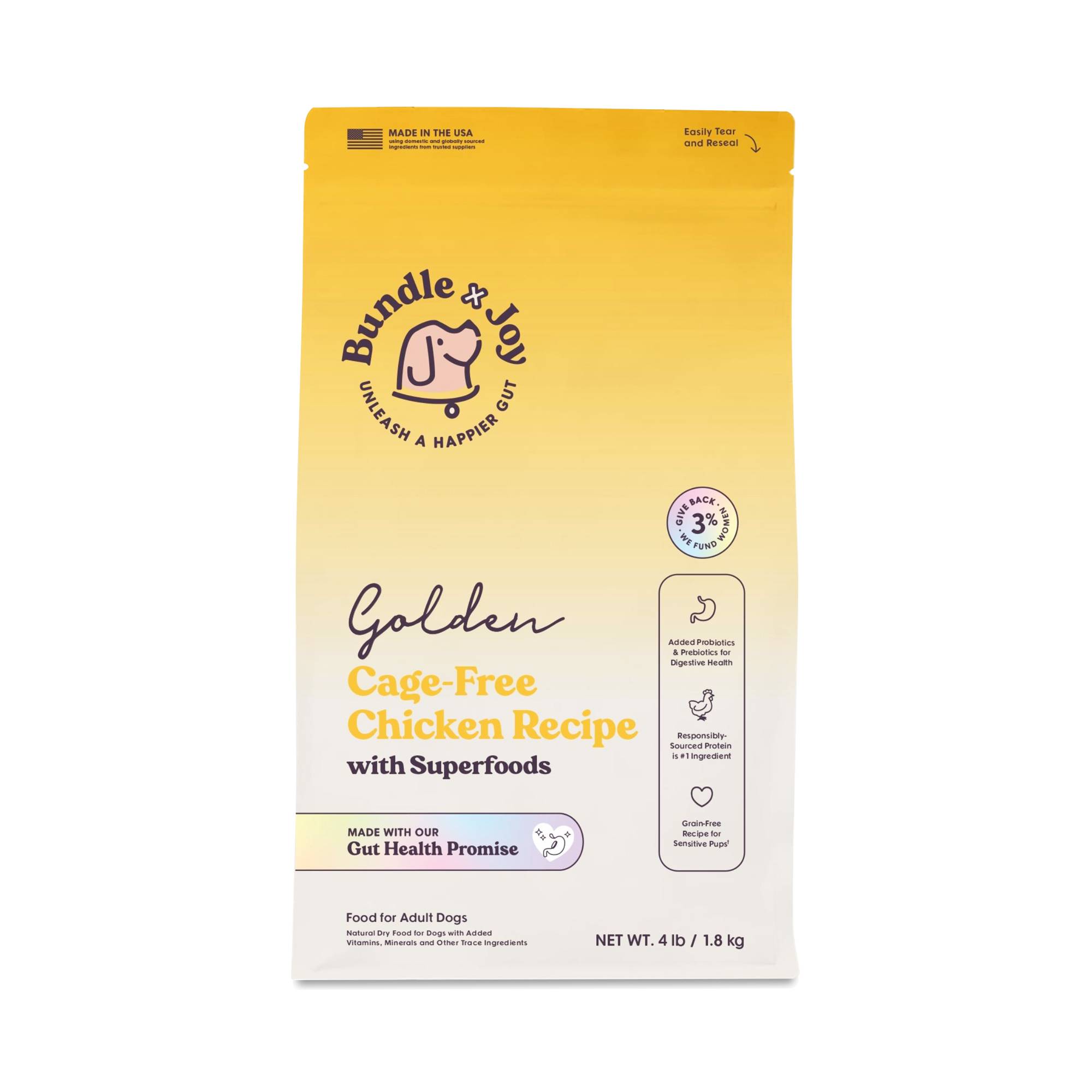 Golden Cage-Free Chicken Dry Dog Food