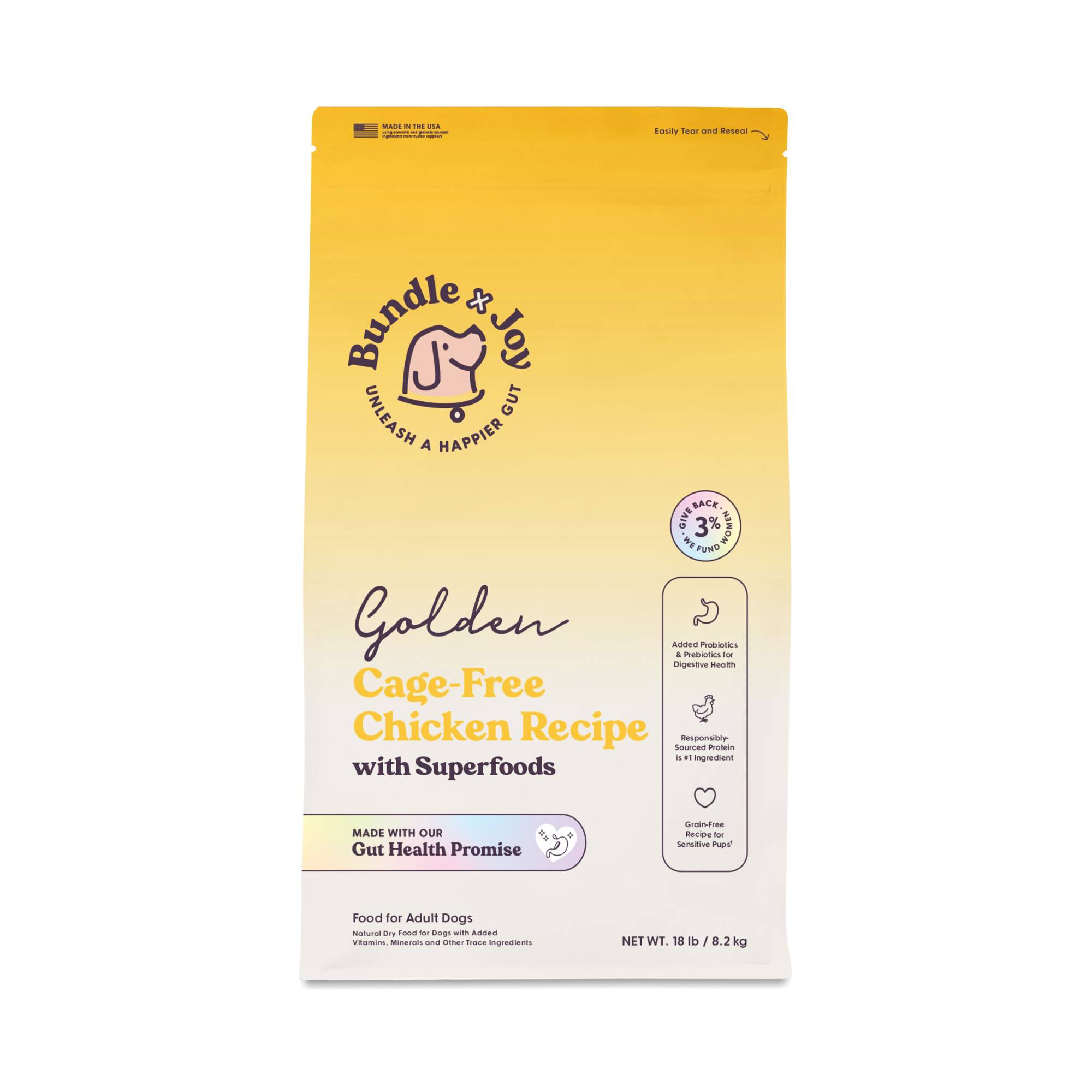 Golden Cage-Free Chicken Dry Dog Food