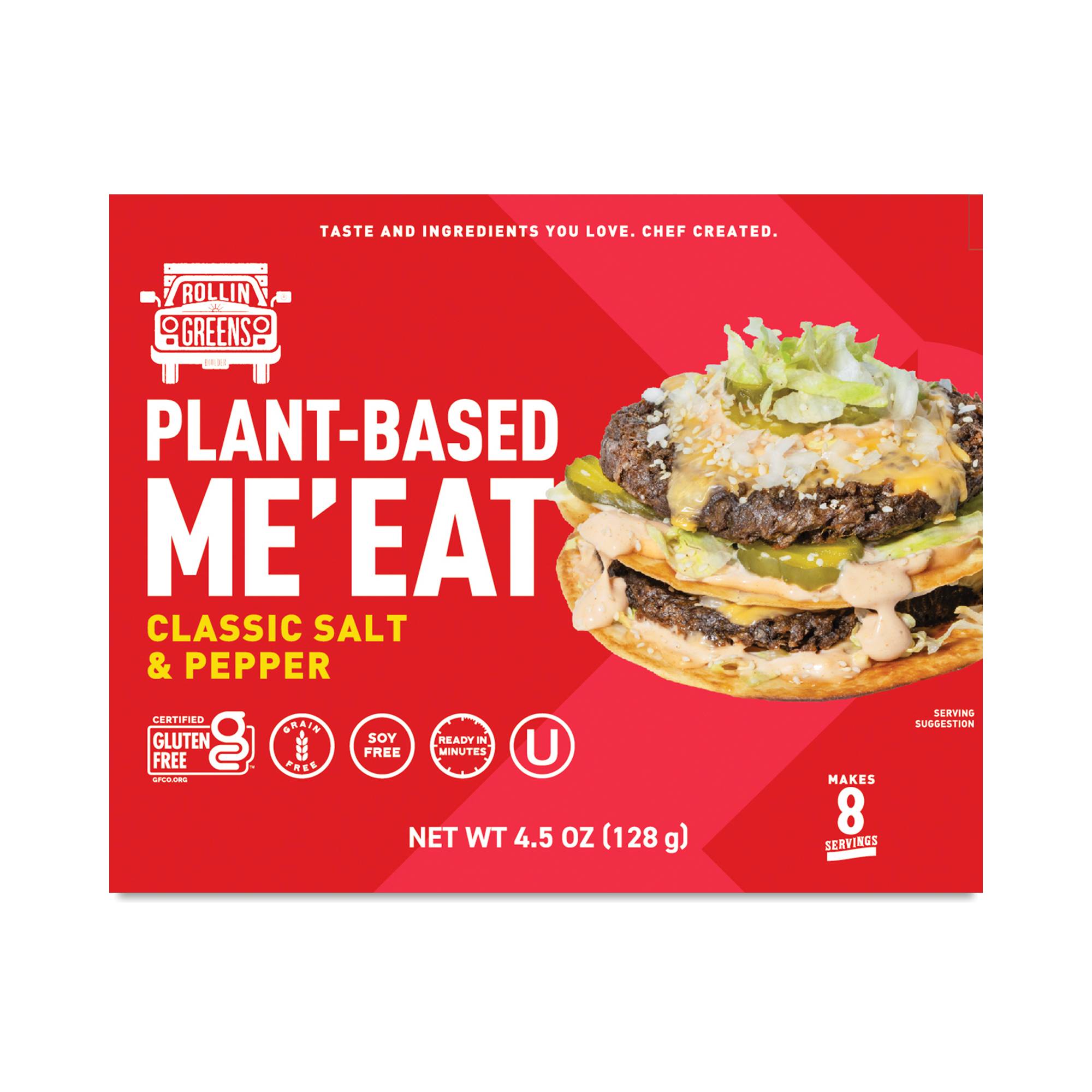 Plant-Based Me'Eat, Classic Salt & Pepper